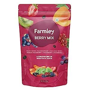 Farmley Berry Mix 200g | Dried Berries | Healthy Snacks | Cranberry ...