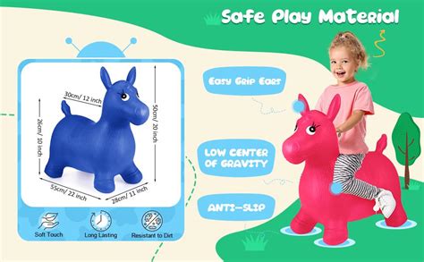 KATARIYA air Animal Shape Jumping Toys Riding Bouncing Hopper Toy for ...