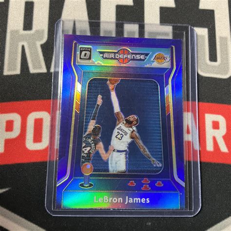 2020-21 LeBron James Basketball Card #3 Silver Holo Prizm Optic Air ...