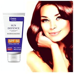 Chekdu Smooth Therapy Sun Defence SPF 50 PA+++ Suscreen Cream With ...