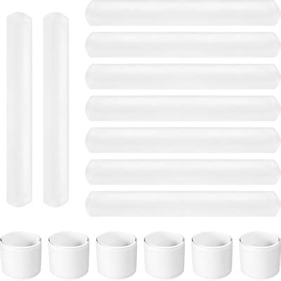 Fikinit 45 Pcs Slap Bracelets, White DIY Slap Bracelets, India | Ubuy