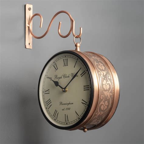 Buy VEDAS Raha Metal Double-sided Wall Clock - 20cm from Vedas at just ...