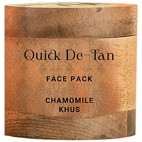Buy Nature 4 Nature Quick Detan Face Pack - Chamomile, Khus, Reduces ...
