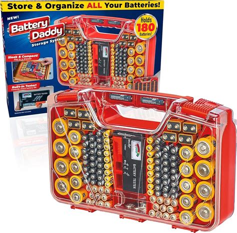 Ontel Battery Daddy Storage & Organizer Case India | Ubuy