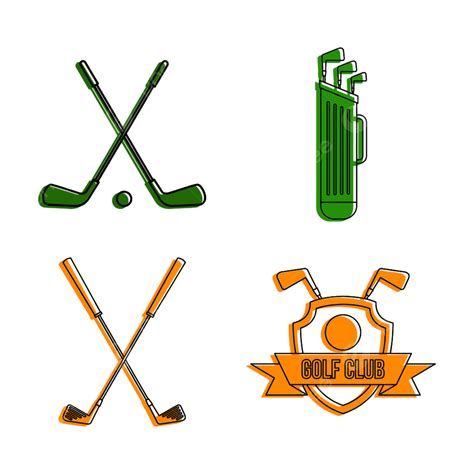 Golf Stick Clipart