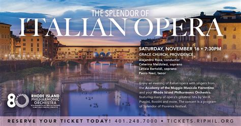 The Splendor of Italian Opera, Grace Episcopal Church in Providence, 16 ...