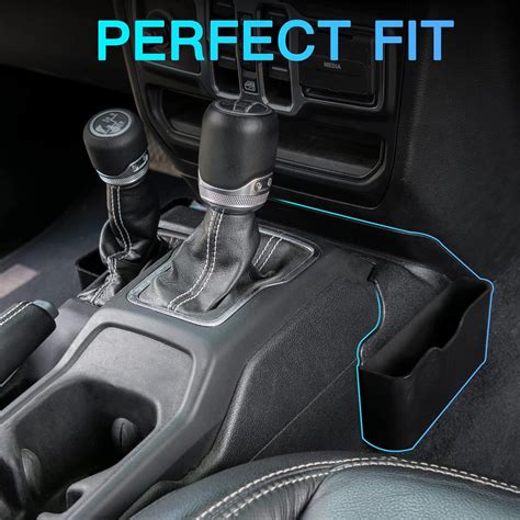 Buy Carwiner Gear Shift Side Organizer for 2018-2022 Jeep Wrangler JL ...