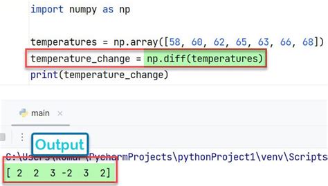 Diff Function Python 的图像结果