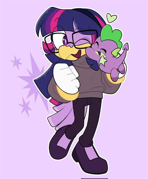 #33587 - safe, artist:fieldofcloverz, bird, chao, owl, duo, female ...