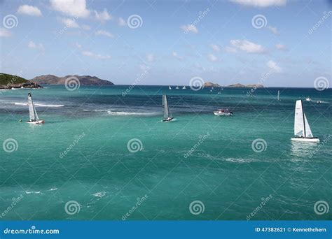 St. Barthelemy Island, Caribbean Editorial Photo - Image of baie ...