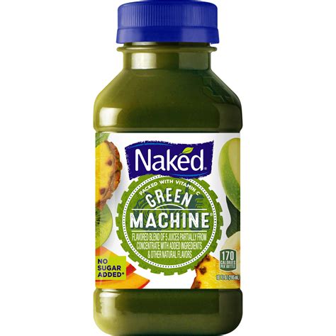 Naked, Green Machine, 100% Juice Blend - SmartLabel™