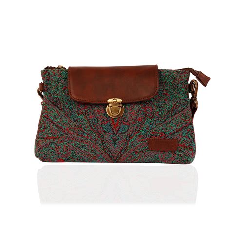 Rudhira Vintage cropped green sling/crossbodybag – Rudhira world