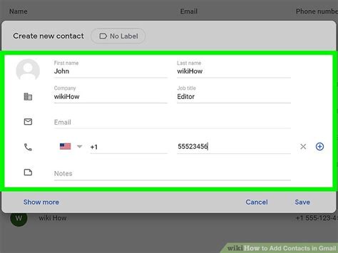 Image result for Adding Contacts Gmail