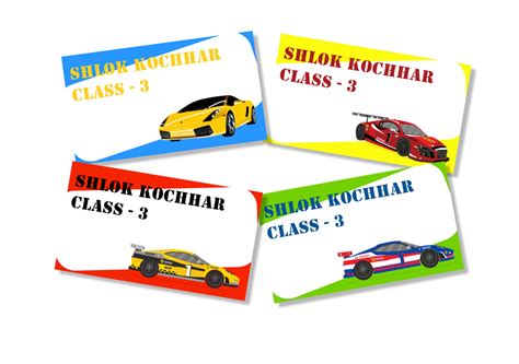 Sticker Book Labels - Hot Wheels / Label Shabel – Labelshabel