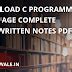 Image result for C Language Full Notes PDF