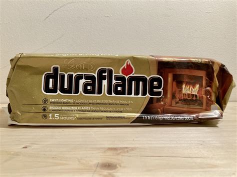 Duraflame Gold Firelog – Fire Starter Log – 1.5 Hour