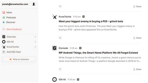 Image result for Substack Reader for Windows 11