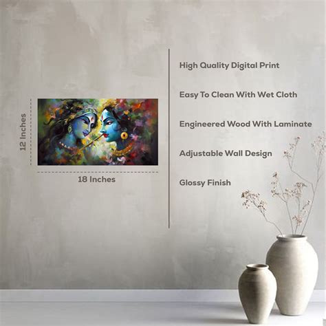 Radha Krishana Wall Art – Kraftand Craft