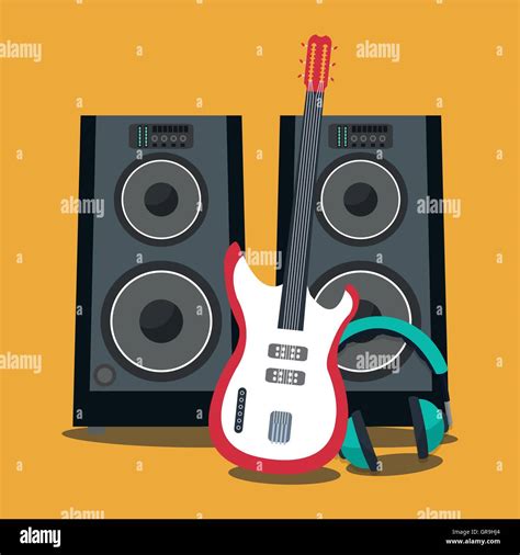 Musical instrument and sound design Stock Vector Image & Art - Alamy