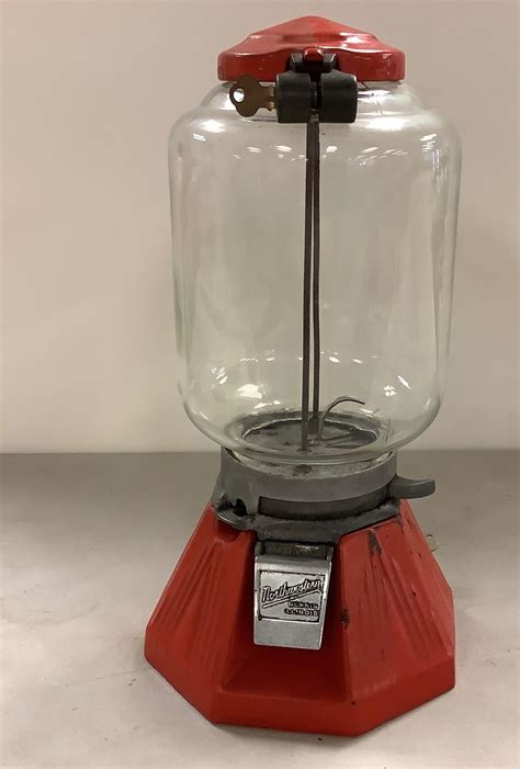 Lot - Northwestern Morris Illinois Gumball Machine