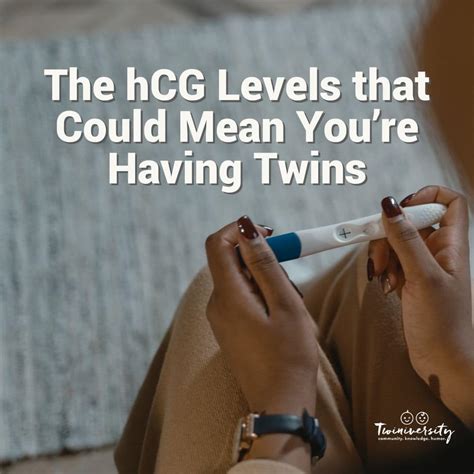 The hCG Levels That Could Mean You're Having Twins | Twiniversity #1 ...