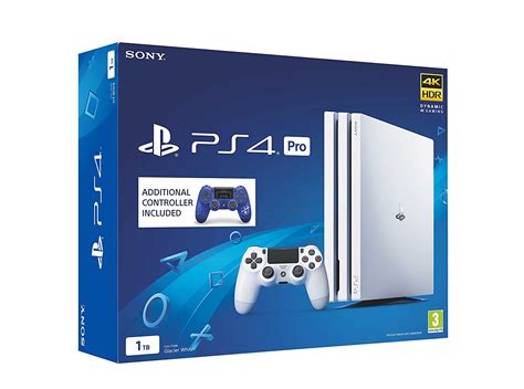 Buy Sony PS4 Pro 1 TB Console (White) with Additional Dual shock Blue ...