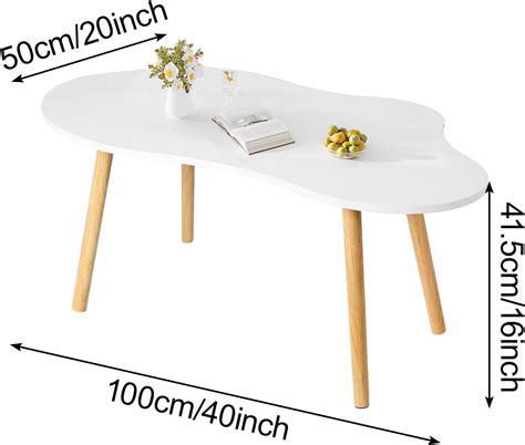 GizmoSynth Small Coffee Table White, Mid Century Modern Tea India | Ubuy