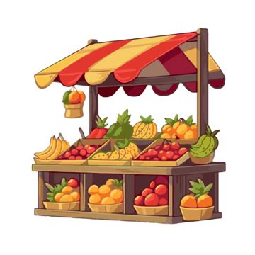 Fruit Market Cartoon 的图像结果