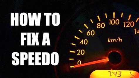 Image result for How to Fix Speedometer Problem