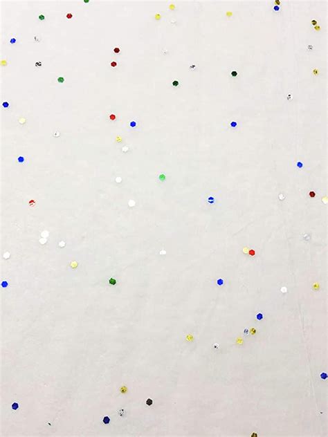 ECO SARRAS WHITE WITH MULTICOLOR SPARKLES [GLITTERS] MULTI-PURPOSE ...
