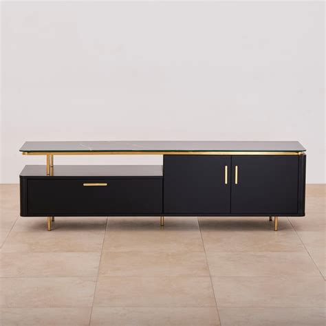 Buy Monarch TV Unit - Black from Home Centre at just INR 33330.0