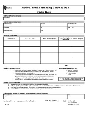 Fillable Online MFSA Claim Form - TotalBen Fax Email Print - pdfFiller