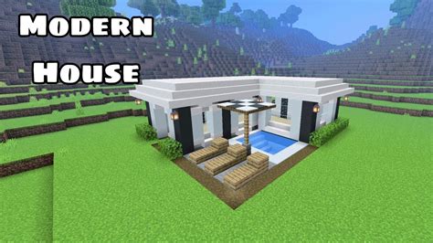 Image result for Minecraft Tutorial House Modern