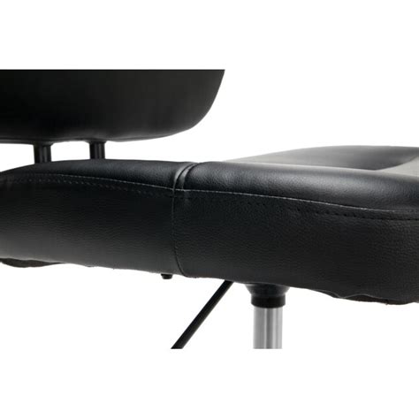 OFM Essentials by OFM Black Traditional Adjustable Height Swivel Faux ...