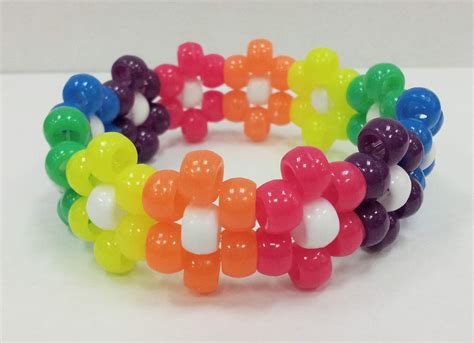 how to make a kandi cuff easy