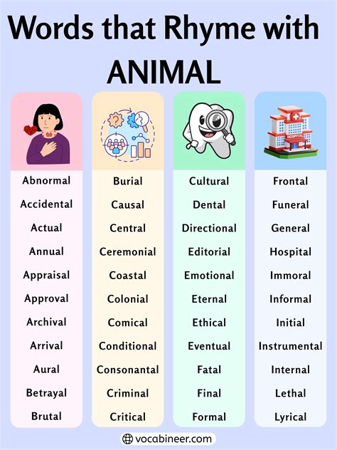 808 Lovely Rhymes with Animal for Kindergarten