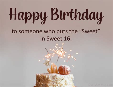 100+ Happy Sweet 16th Birthday Wishes and Messages