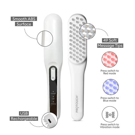 Buy India's 1st Clinically Tested LED Hair Growth Comb Online – Protouch
