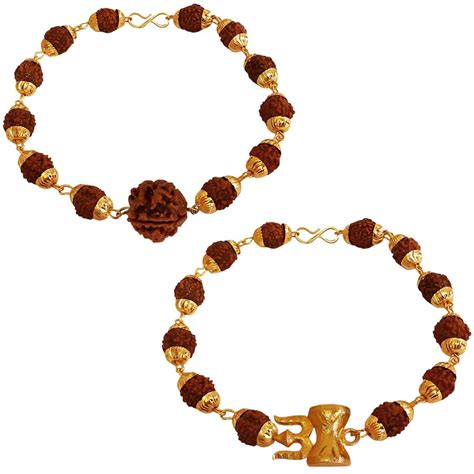 Buy RICH AND FAMOUS Six Mukhi Rudraksha & Trishul Damaru Rudraksha ...