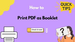 Image result for Printing Booklet PDF
