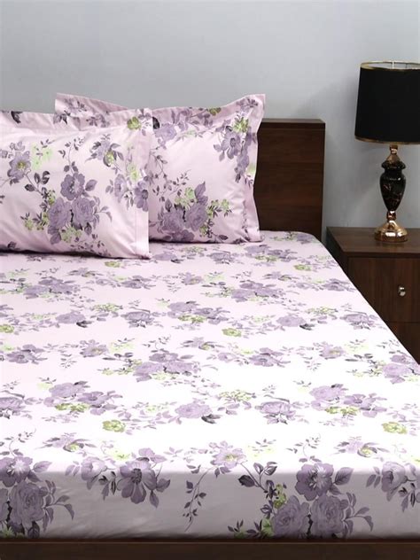 Bombay Dyeing King Size Bedsheet - 180 Thread Count Cotton Digital ...
