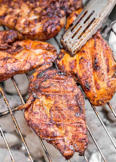 Sweet and Spicy Grilled Chicken - Plain Chicken
