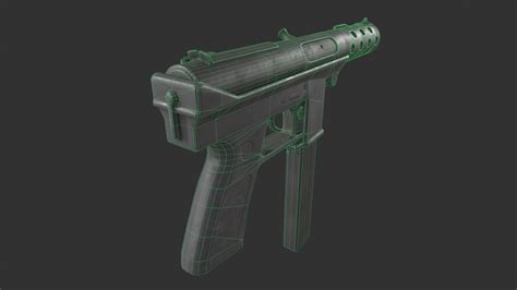 3D model Intratec TEC DC9 VR / AR / low-poly | CGTrader