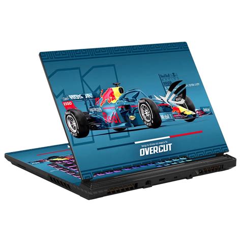 F1 Red Bull Neon Style Race Car Laptop Skin | 3D Embossed 3M Vinyl ...