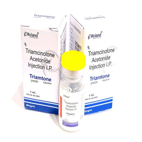 Triamtone - Triamcinolone Acetonide Injection I.P. - Ryland Health Care