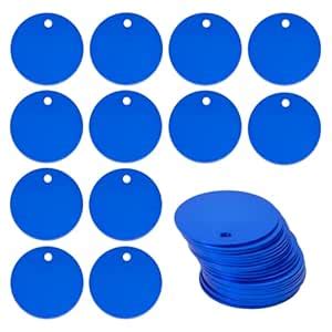StayMax Aluminum Round Tags 25 Pack Blue : Amazon.in: Bags, Wallets and ...