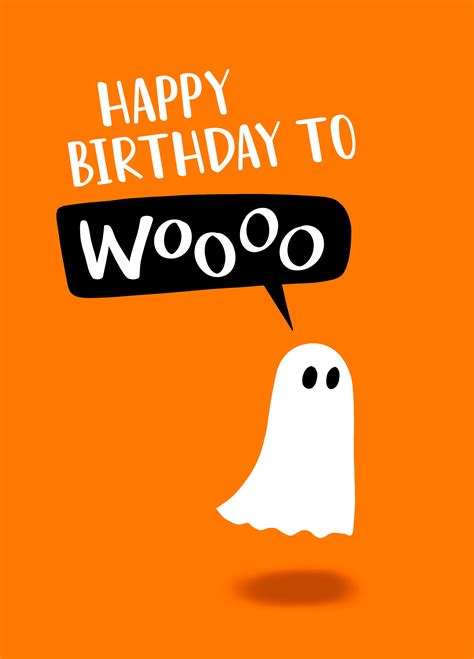 Halloween Themed Birthday Card - Scribbler Cards & Gifts