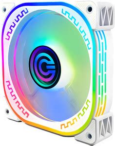 CIRCLE GAMING 120mm ARGB Case Fan, Infinity Mirror Design, PWM Control ...