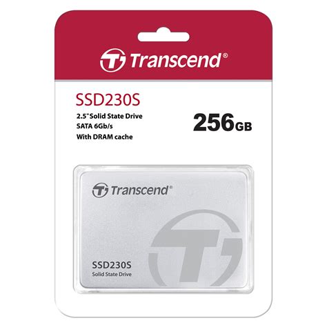 Transcend 256GB SSD230S 2.5" SSD SATA III 6Gb/s, TLC, Aluminum case (R ...