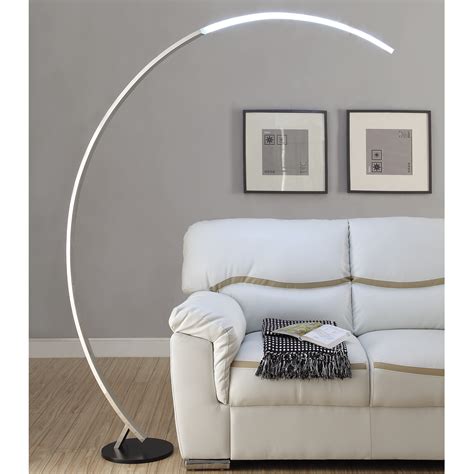 Zurich Arc Chrome Led Light Floor Lamp - Las Vegas Furniture Store ...